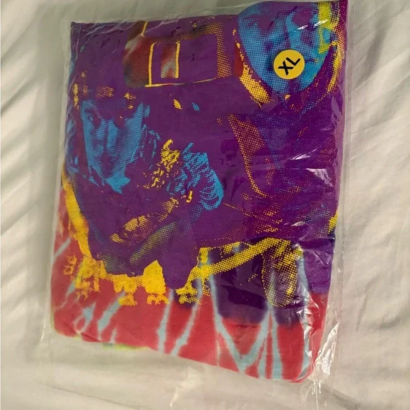 Hackers movie Vibrant Tie-Dye Graphic Long Sleeve T-Shirt Hoodie